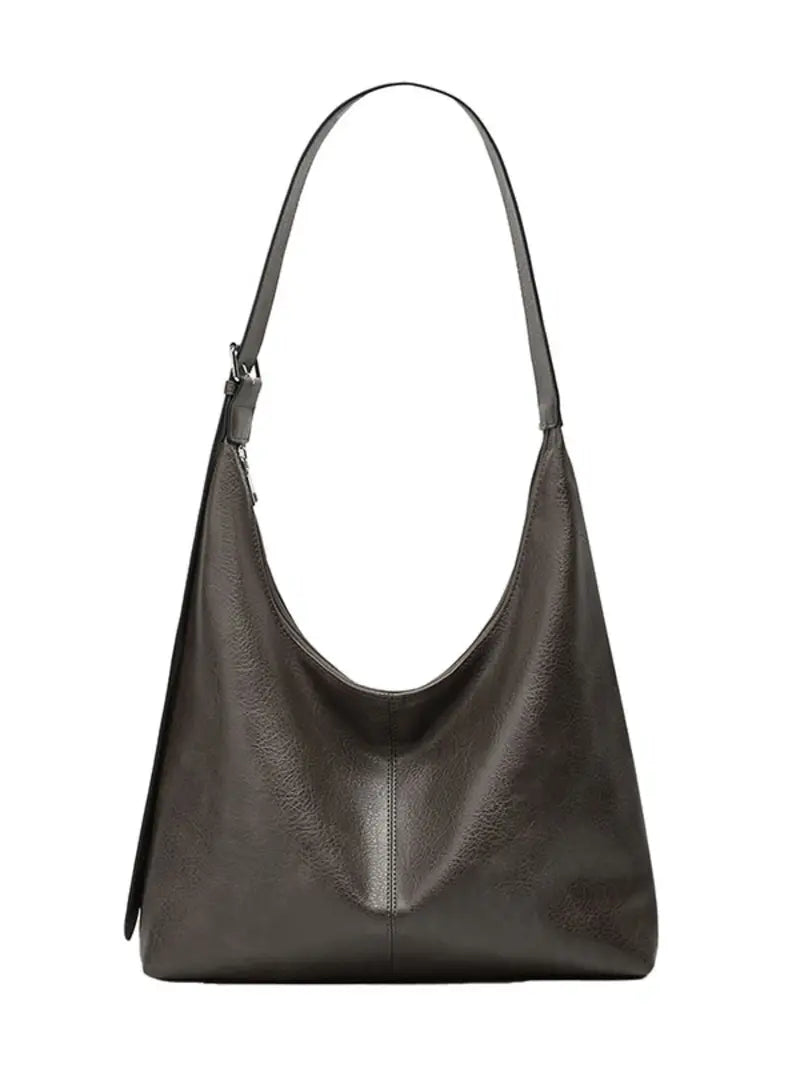 Women's Solid Color PU Leather Shoulder Bag, Simple Large-Capacity Crossbody Bag, Trendy High-quality Daily Commuting Bag, Girl Fashionable Shopping Bag, Fashion Crossbody Bags