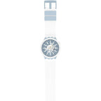 Swatch Big Bold Bioceramic Lacquered Unisex Watch Casual Plastic White Automatic Waterproof Whice