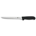 Victorinox Fibrox 8-Inch Fillet Knife, Flexible Straight Edge Blade | Professional Fish Filleting Tool Featuring A Non-Slip Black Handle And Stamped Stainless Steel Blade Construction