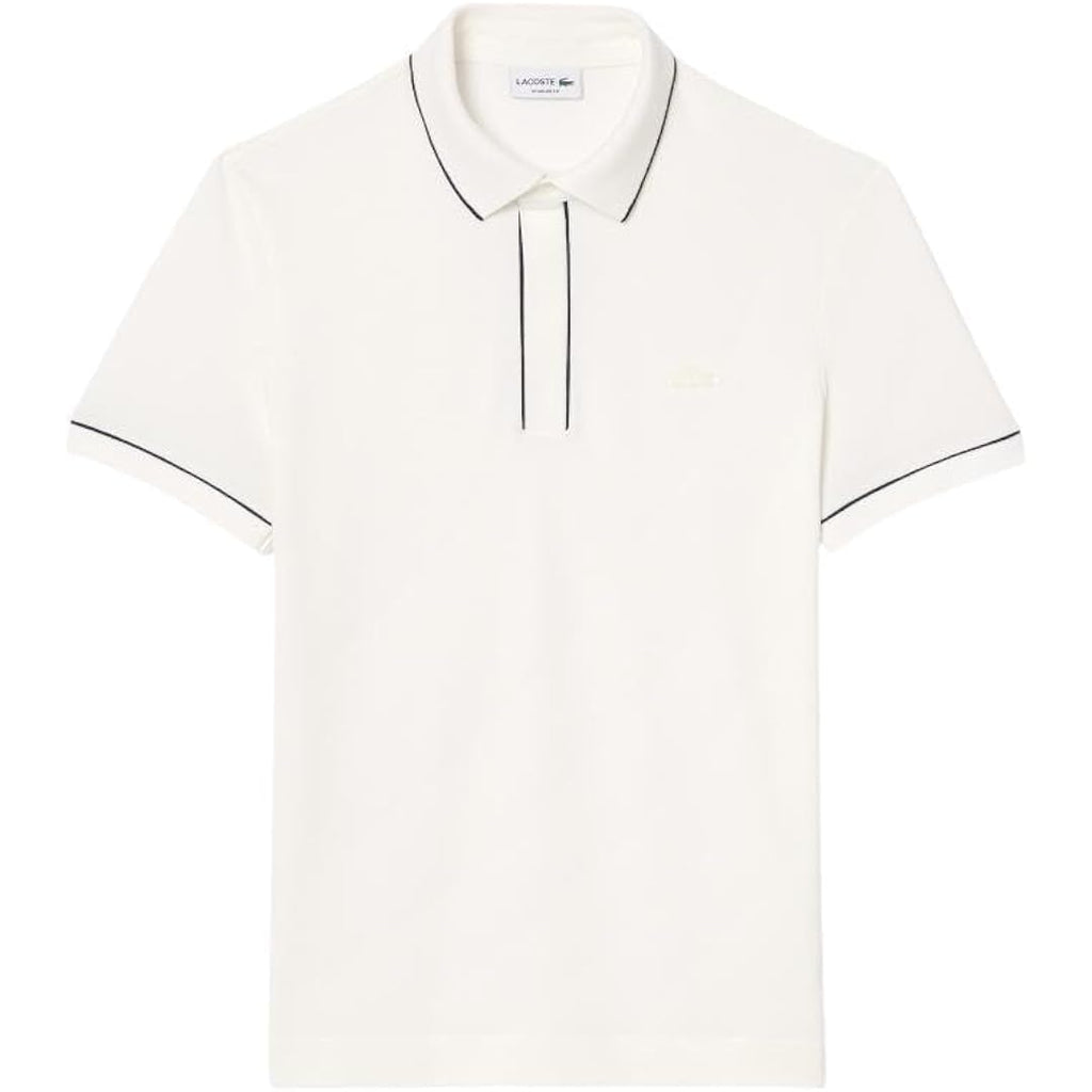 Lacoste Mens Regular Fit Paris Contrast Stretch Piqué Polo Shirt
