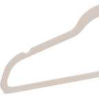 Amazon Basics Space Saving Slim Velvet Non-Slip Suit Clothes Hangers, Sturdy Construction, Closet Organizer, Pack Of 50, Blush Pink/Rose Gold