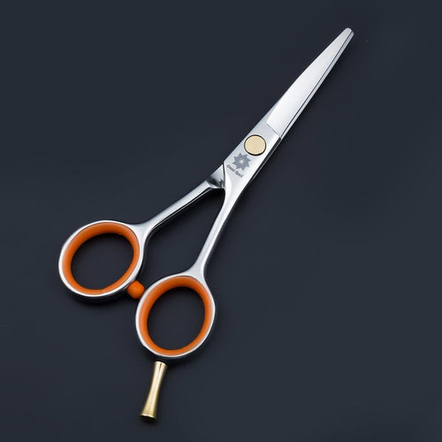 4.5 Inch Small Hair Cutting Shears - Safety Facial Trimming/Clipping Scissors for Eyebrows, Eyelashes, Nose Hair, Moustache and Beard