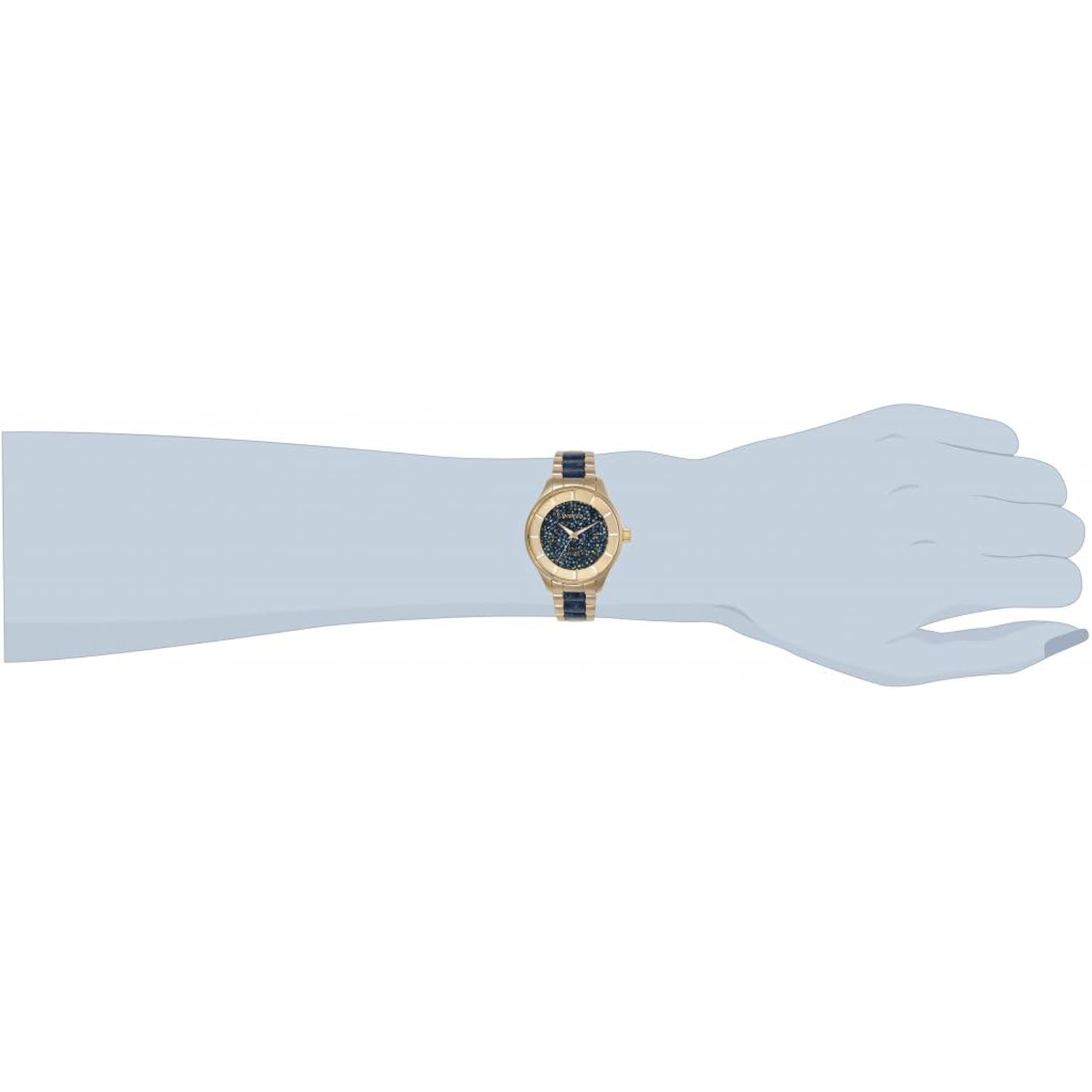 Invicta Women'S Angel Stainless Steel Quartz Watch With Stainless-Steel Strap, Two Tone, 20 (Model: 24702, 24662)