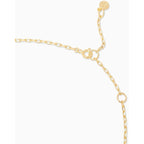 gorjana - Sunset Etched Necklace 19"-21" - 18k Gold-Plated - Mother of Pearl Pendant, Adjustable Chain - Layering Necklaces - Ideal Gifting Packaging