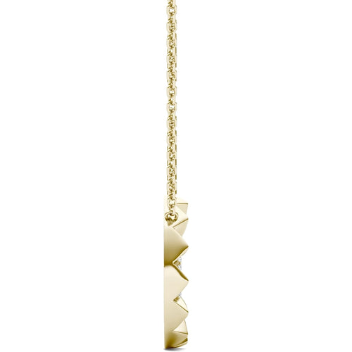 1/8 CTW Round Caydia Lab Grown Diamond Ouro Edition Round Necklace 14K Yellow Gold by Charles & Colvard