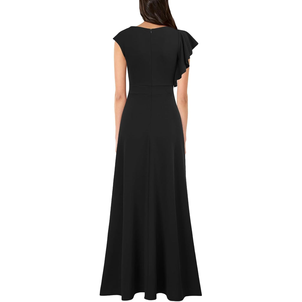 Woosea Women'S Sexy Split Evening Cocktail Party Maxi A-Line Long Formal Dress