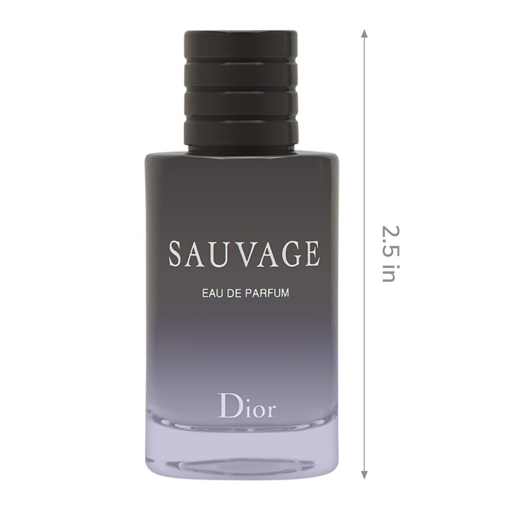 Sauvage By Christian Dior For Men 0.34 Oz Eau De Parfum Travel Size