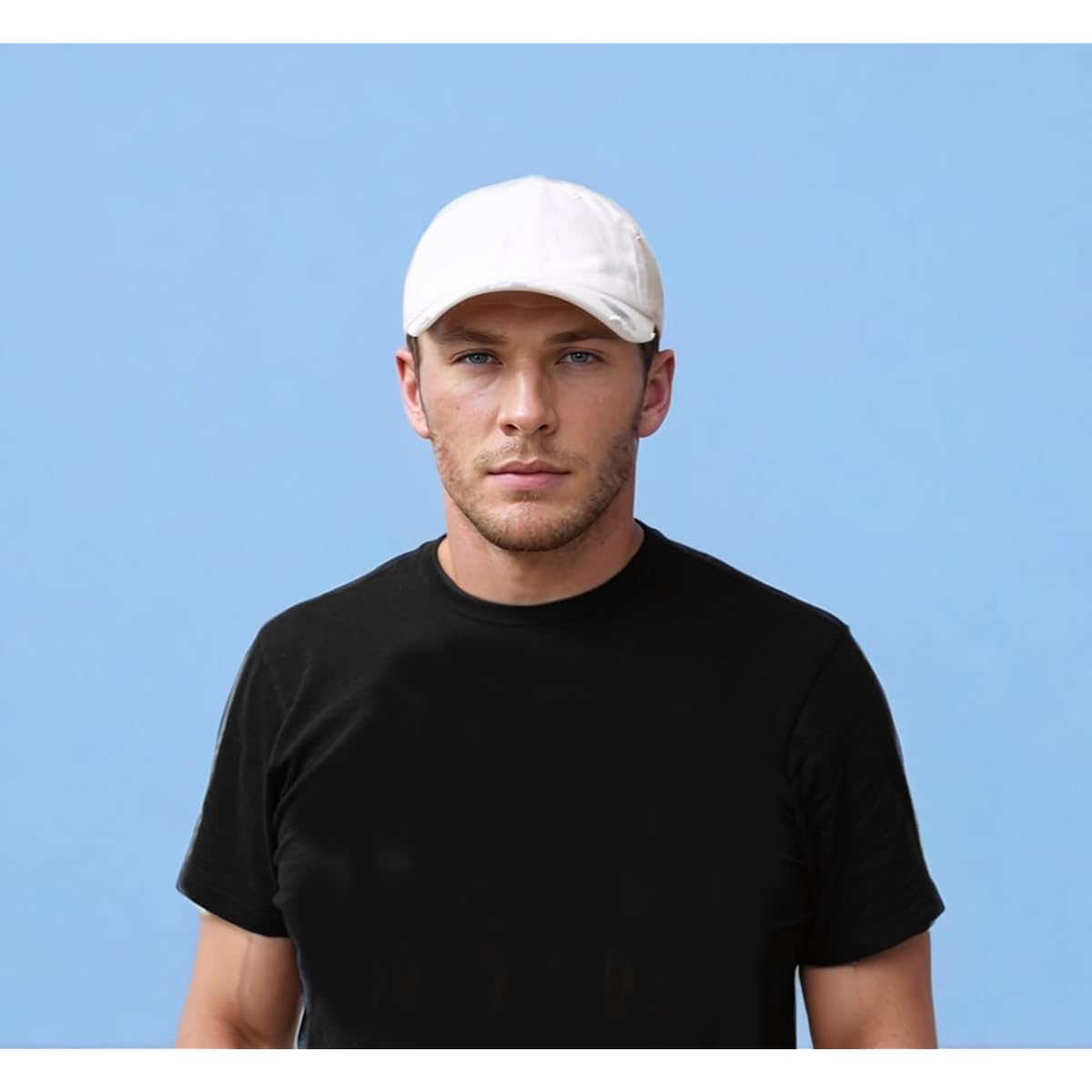 KBETHOS Vintage Washed Distressed Cotton Dad Hat Baseball Cap Adjustable Polo Trucker Unisex Style Headwear