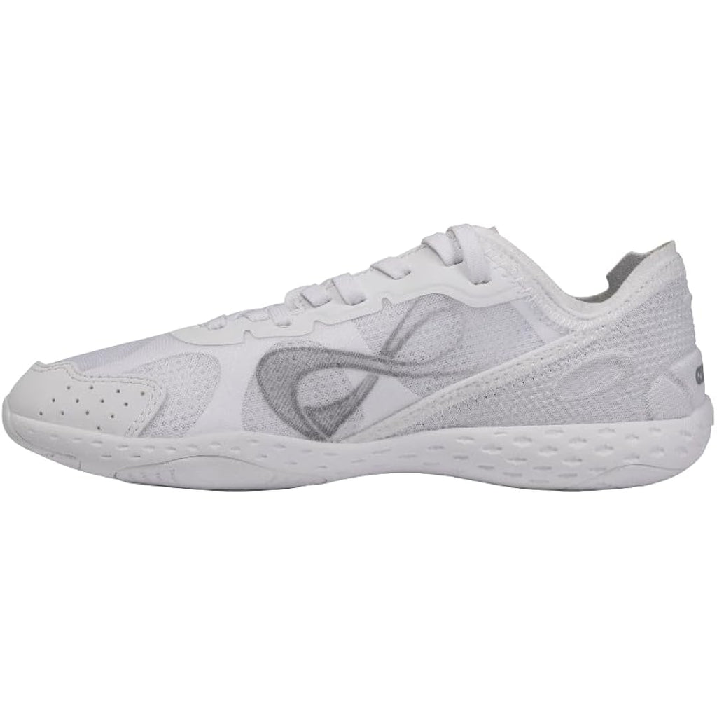Nfinity Alpha White Cheer Shoes Women, Lightweight Breathable Sneakers Women