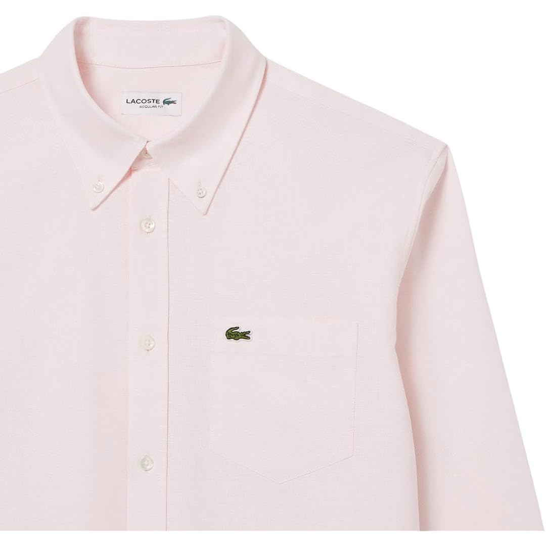 Lacoste Men'S Regular Fit Cotton Oxford Shirt