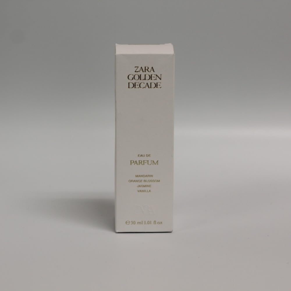 Zara Golden Decade Women Eau De Parfum Hypnotic Scent And Elegant Fragrance With Jasmine Orange Blossom & Lavender 30Ml (1.0 Fl. Oz)