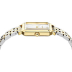 Roberto Marino Rm1982 Women’S Luxury Watch Rectangular Gold – Japanese Quartz Movement, Vintage Stainless Steel Design, Silver Dial, Elegant Dress Timepiece, 3Atm Water Resistant – Reloj Para Mujer