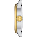 Tissot Womens Classic Dream Lady 316L Stainless Steel Case With Yellow Gold Pvd Coating Quartz Watch, Yellow/Grey Dial (T1292102203100)