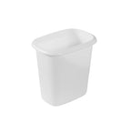 Rubbermaid Vanity Trash Can/Wastebasket 1.5-Gallons/6-Quarts White For Under Counter/Kitchen/Office/Bedroom/Bathroom