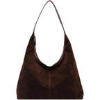 Women’s Trendy Suede Tote Bag Shoulder Bags For Women Fall Underarm Bag Winter Hobo Bag Work Purses Suede Travel Handbag