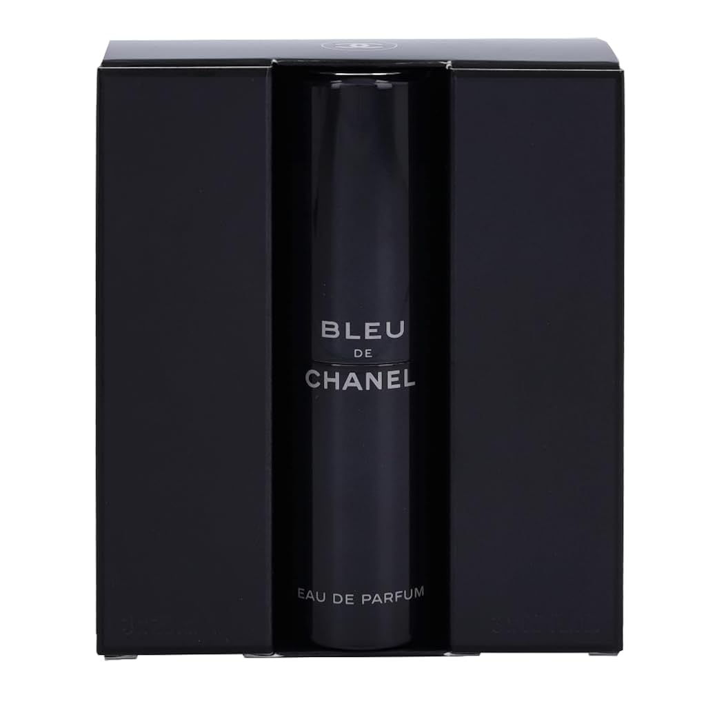 Chanel Bleu De Eau De Parfum Travel Spray for Men 3 X 0.7 Oz, 2.1 Fl Oz, 3 pc set (purse spray)