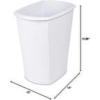 Sterilite 10528006 White Waste Can