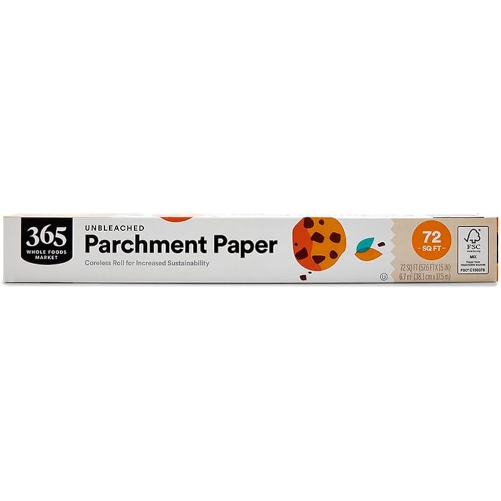 365 By Whole Foods Market, Unbleached Parchment Paper, 72 Sq Ft