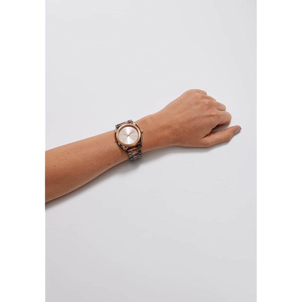 Nixon Time Teller Acetate A327-100M Water Resistant Women'S Analog Fashion Watch (37Mm Watch Face, 20Mm Acetate Band)