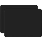 Gartful 2 Pack Silicone Crafting Mats, 15.7" X 11.8" Silicone Mat For Crafts, Large Heat Resistant Sheet For Jewelry Casting, Epoxy Resin, Painting, Counter Table Protector, Placemat, Nonstick, Black