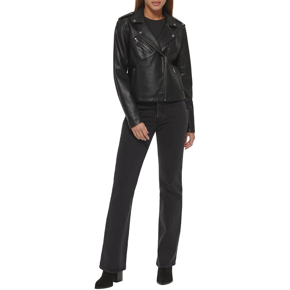 Levi'S Women'S The Classic Faux Leather Moto Jacket (Regular & Plus Size)