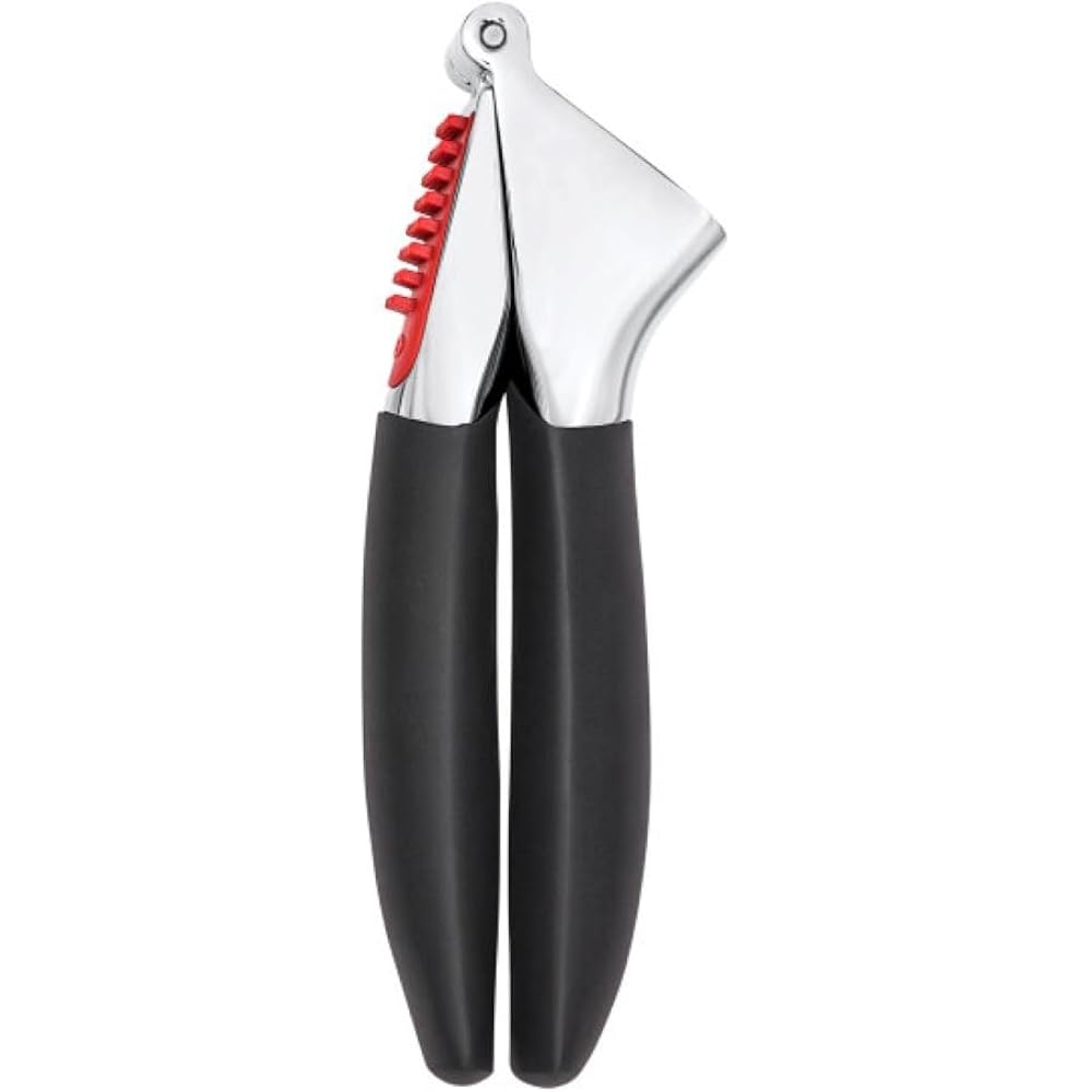 Oxo Good Grips Heavy Duty Garlic Press, Die-Cast Zinc, Black
