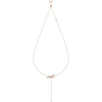 Swarovski Lifelong Bow Necklace and Bracelet Jewelry Collection, Clear Crystals, Rhodium Finish