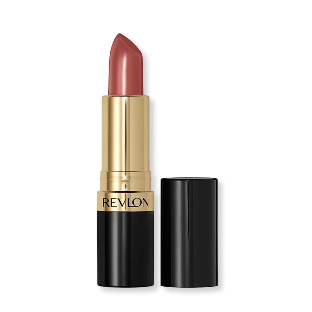 Revlon Super Lustrous Lipstick, Creamy Formula For Soft, Fuller-Looking Lips, Moisturized Feel, 130 Rose Velvet, 0.15 Oz