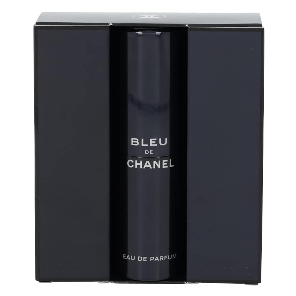 Chanel Bleu De Eau De Parfum Travel Spray for Men 3 X 0.7 Oz, 2.1 Fl Oz, 3 pc set (purse spray)