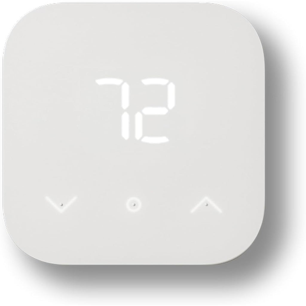 Amazon Smart Thermostat – Save Money And Energy - Works With Alexa And Ring - C-Wire Required