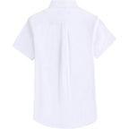 Men'S Oxford Dress Shirt Short Sleeve Button Down Shirts Business Casual With Chest Pocket For Gifts