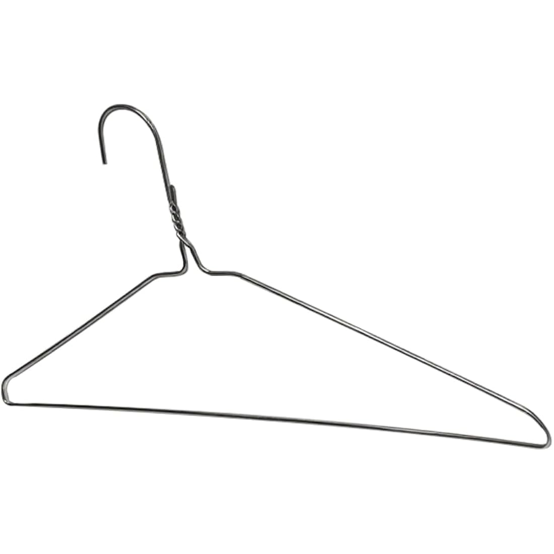 Otylzto 20Pcs Silver Wire Hangers For Clothes, Shirt, Wire Coat