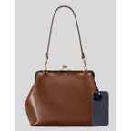 Slouchy Kiss Lock Crossbody Bags Women Crescent KissLock Cross Body Hobo Shoulder Purses Kiss Clasp Hobo Handbags Wallet