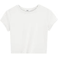 Stelle Womens Short Sleeve Crop Tops Crewneck Basic T Shirts Cute Going Out Baby Tee