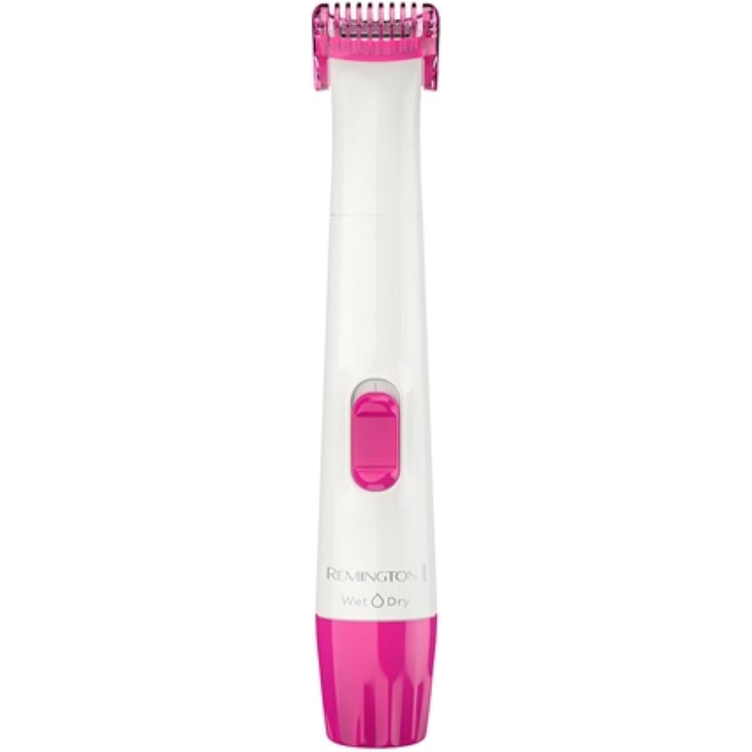 Remington Smooth & Silky Body & Bikini Kit, Cordless bikini trimmer and shaver for women, Waterproof for grooming in the shower, White/Pink