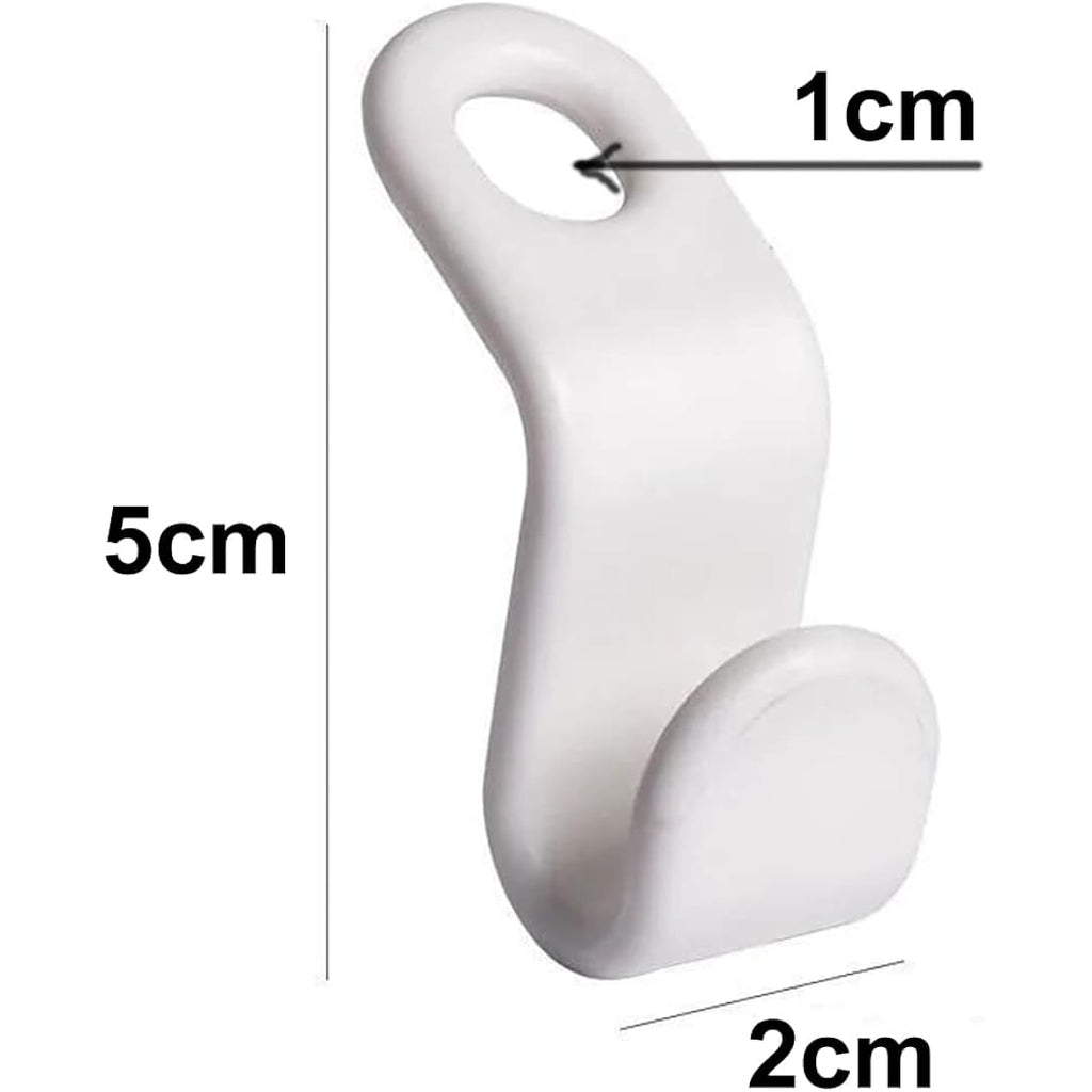Otylzto 50Pcs(Or100) Hanger Hooks For Plastic Clips Clothes Space Saving Hangers For Clothes Closet Hangers Space Saver