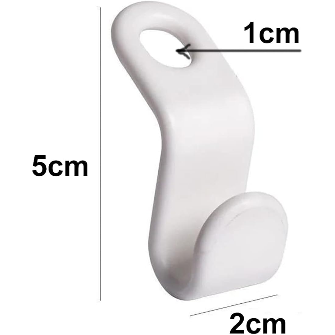 Otylzto 50Pcs(Or100) Hanger Hooks For Plastic Clips Clothes Space Saving Hangers For Clothes Closet Hangers Space Saver