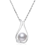Pearl Necklaces,Gift for Women Wife, Pearls Pendant Necklace, Christmas Day Gifts for Mom Wife Girlfriend Her, Anniversary Birthday Gifts Fine Jewelry Valentine's Mothers Day Gifts for mom