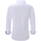 Long Sleeve Dress Shirts For Men - Regular-Fit Casual Button-Down Shirt With Pockets