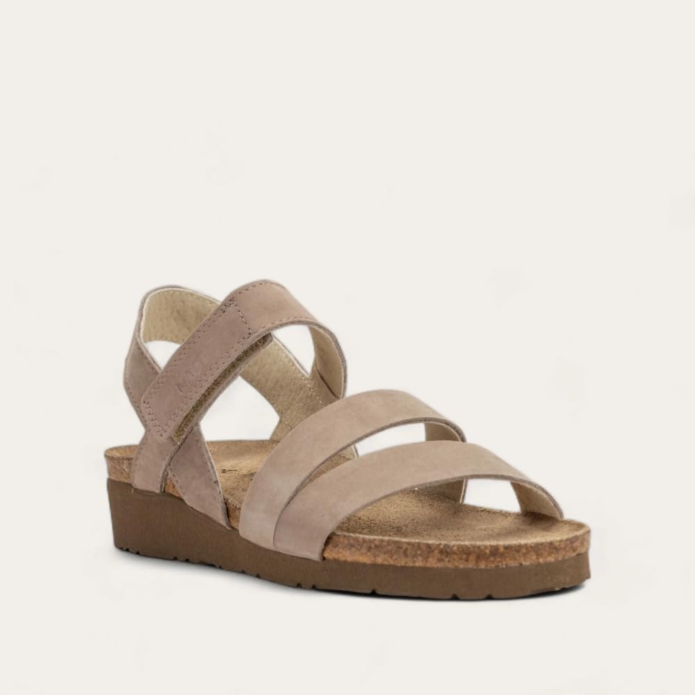 Naot Kayla Women’S Sandals - Supportive 3-Strap Design With Backstrap, Cork & Latex Footbed - Arch Support - Travel-Friendly Comfortable Walking Sandals For All-Day Wear