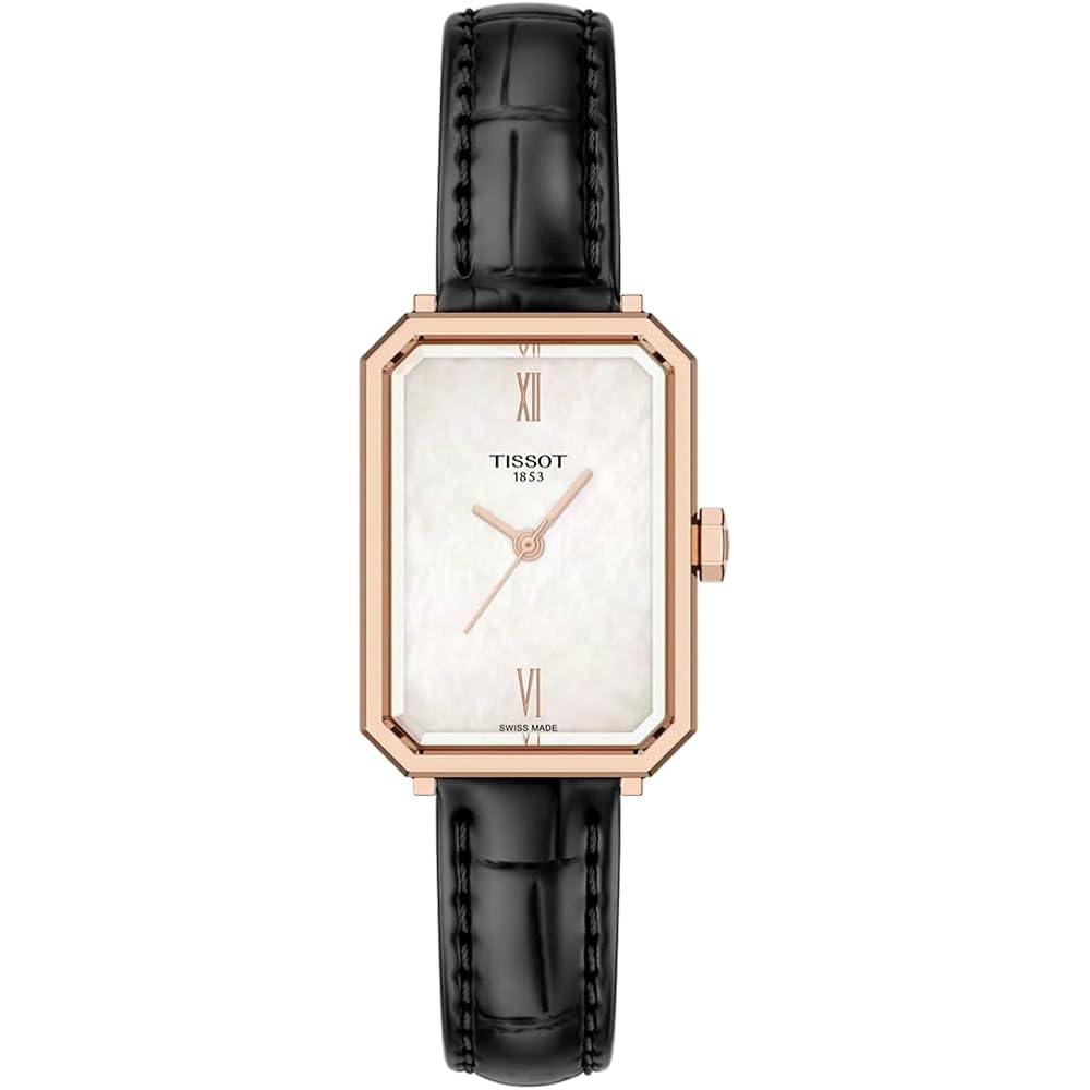 Tissot Srv, Swiss Quartz Watch For Women, Stainless Steel Case, White Mother Of Pearl Dial, T1601103611300