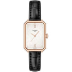 Tissot Srv, Swiss Quartz Watch For Women, Stainless Steel Case, White Mother Of Pearl Dial, T1601103611300