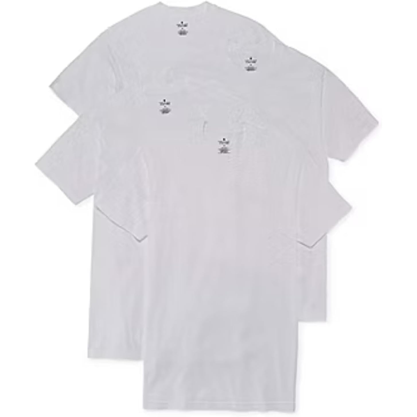 Stafford 4-Pack Men'S Ultra Soft 100% Cotton Crew-Neck T-Shirt White