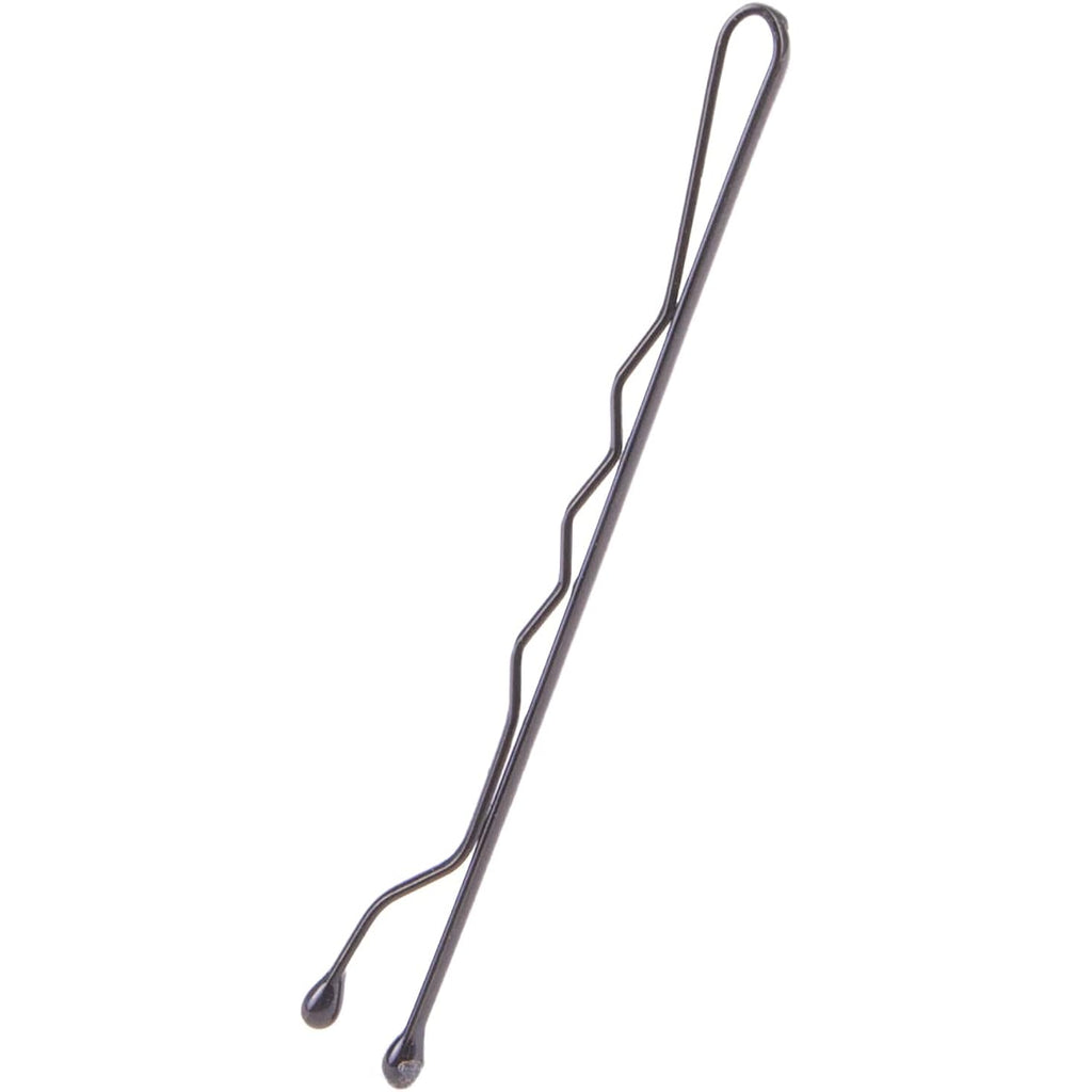 Amazon Basics Bobby Pins For All Hair Types, Black, Secure Hold For Updos And Hair Styling, 72 Count