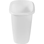 Rubbermaid Vanity Trash Can/Wastebasket 1.5-Gallons/6-Quarts White for Under Counter/Kitchen/Office/Bedroom/Bathroom