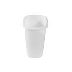 Rubbermaid Vanity Trash Can/Wastebasket 1.5-Gallons/6-Quarts White For Under Counter/Kitchen/Office/Bedroom/Bathroom