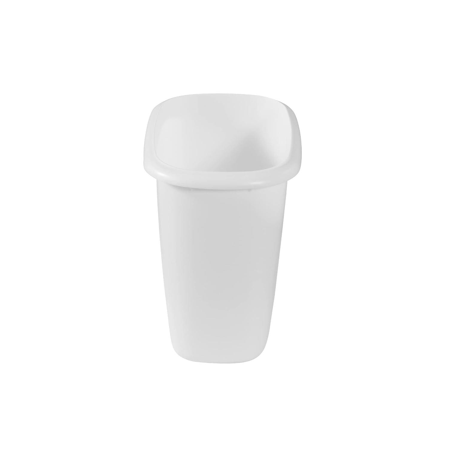 Rubbermaid Vanity Trash Can/Wastebasket 1.5-Gallons/6-Quarts White For Under Counter/Kitchen/Office/Bedroom/Bathroom