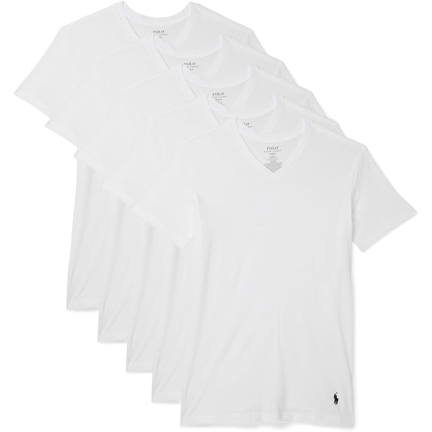 Polo Ralph Lauren 5-Pack Slim Fit V-Necks