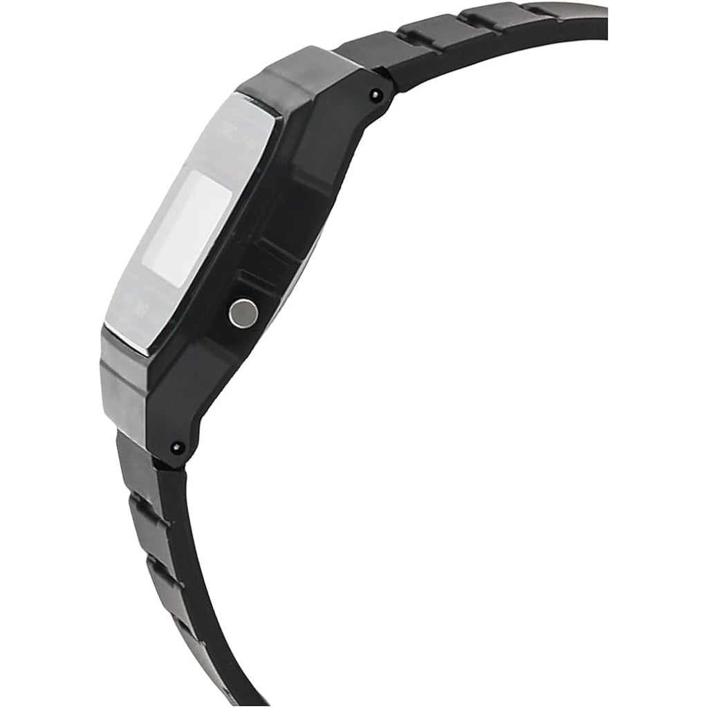 Casio F-91W-3Dg - Black Watch, Black/White, Strap