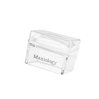 Maniology Ice Cube Clear Rectangular Stamper with Scraper Card | Essential Transparent Nail Stamping Tool for Precise Nail Art Stamp Design Transfer & Placement